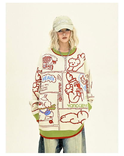 早い者勝ち ラウンドネック 個性派 スウェットE-10119