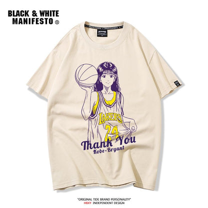 【ランキング上位】美人度アップ　激安セール 売れ筋   おすすめ プリントロゴ 半袖 Tシャツ-A2478
