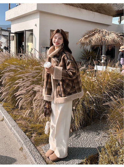 優しい雰囲気 海外トレンド上質 ファッション 2色 ダウンジャケット E-10324