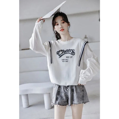 おすすめ 早い者勝ち 絶対流行 カジュアル 2色選択 スウェットE-10973