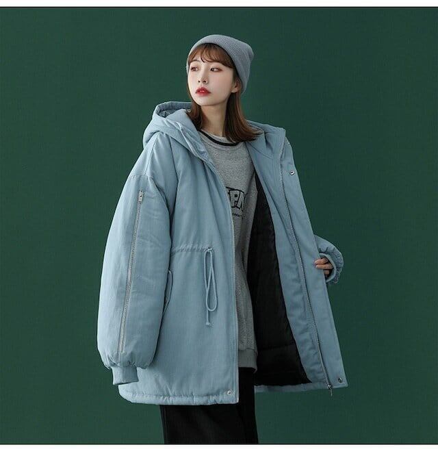 ユニセックス暖かいパンダプリントダウンジャケット  3色 E-5760