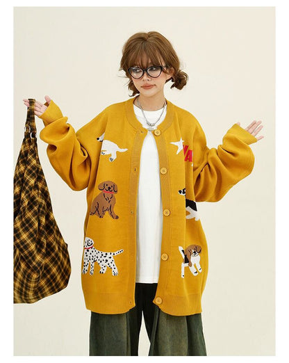 大活躍 高見えデザイン 着回し力抜群 キュート ファッション 2色選択 ニットトップスE-9759