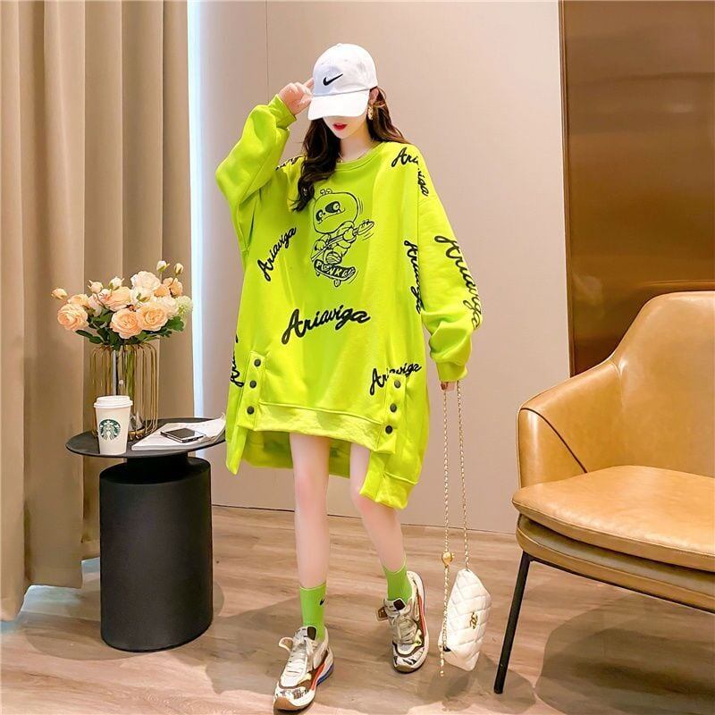 【裏起毛】大好評 ファッション 売り切れ必至 個性派 ルーズ 長スウェットE-6217