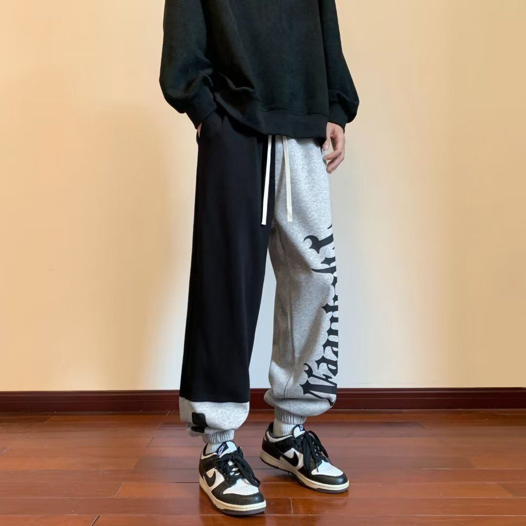 絶対欲しい 3色選択 ファッション感満々 ルーズストレートカジュアルパンツ E-10027