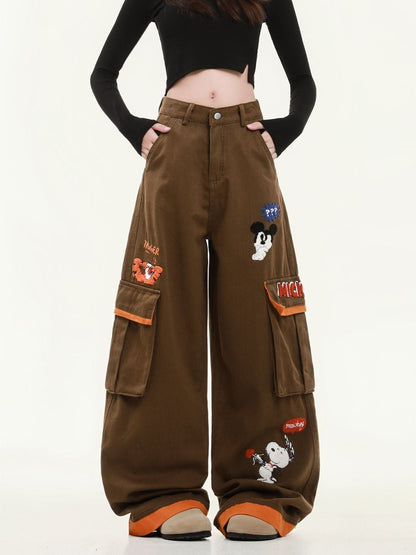 大人可愛い 売り切れ必至 プラスベルベット 2色選択 デニム ワイドパンツE-12350