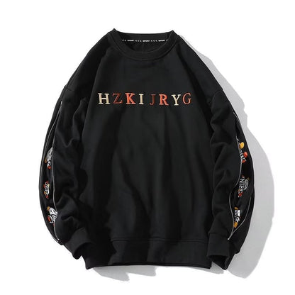 おすすめ熊柄  刺?ロゴ ユニセックスゆったりスウェット全4色E -4657