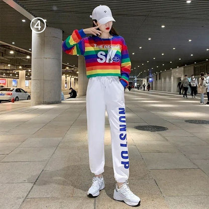 大活躍 4色選択 タイドファッション快適である スウェットE-10472