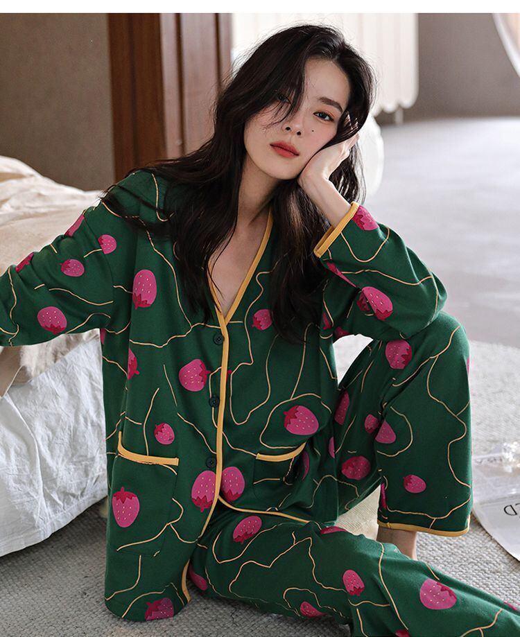 スタイルアップ 肌触り抜群 デザイン性抜群 パジャマ ルームウェア E-9485