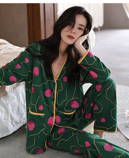 スタイルアップ 肌触り抜群 デザイン性抜群 パジャマ ルームウェア E-9485