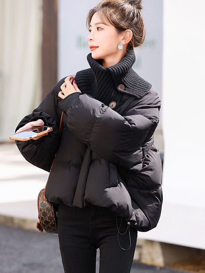 最愛の一着スタイルアップ フード付きジッパーコート 2色選択 E-10054