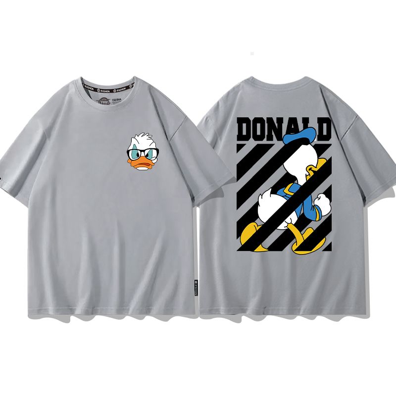 男女兼用 プリント 半袖 Tシャツ E-13187