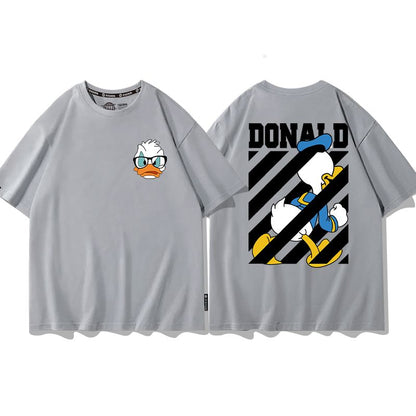男女兼用 プリント 半袖 Tシャツ E-13187