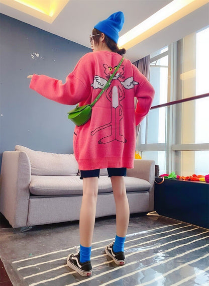 絶対流行  個性派 上質セーターE-5809