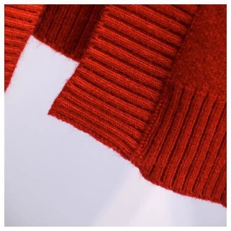 話題沸騰中 高見えデザイン スタイルアップ 3色選択 ニットトップスE-9994