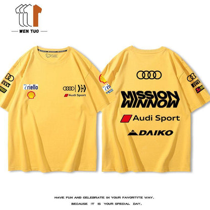今季マストバイ　カジュアル 売り切れ必至 おすすめ プリントロゴ 半袖 Tシャツ-A2406