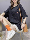 オシャレ度満点 上質 カジュアル 全5色 Tシャツ カットソー＜ins-8457＞
