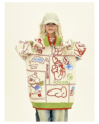 早い者勝ち ラウンドネック 個性派 スウェットE-10119