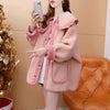 新商品 柔らかくて優しい印象 大人可愛い フリルドールカラーガーリーコートE-9946