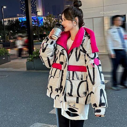 高級感溢れる スタイルアップ 美感いっぱい 2色選択 ダウンジャケットE-10592