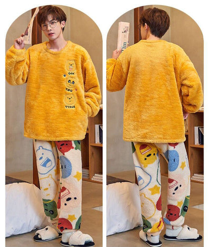 話題沸騰中 上質 絶対欲しい ファッション 着心地良い 3種選択 サンゴフリース パジャマ E-9780