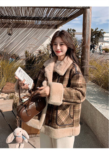 優しい雰囲気 海外トレンド上質 ファッション 2色 ダウンジャケット E-10324