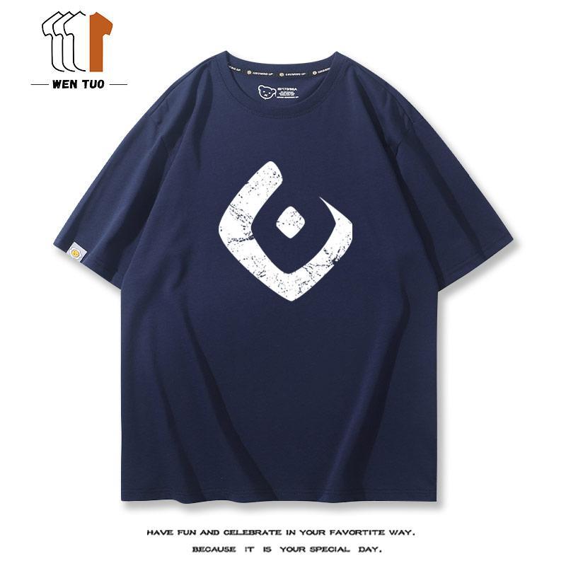 好感度UP  売れ筋   おすすめ プリントロゴ 半袖 Tシャツ-A2504