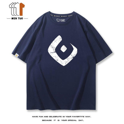 好感度UP  売れ筋   おすすめ プリントロゴ 半袖 Tシャツ-A2504