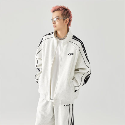 超人気商品 カジュアル 上下セット  ペアコーデ スポーツウェア 3色展開 ジャージ E-12630