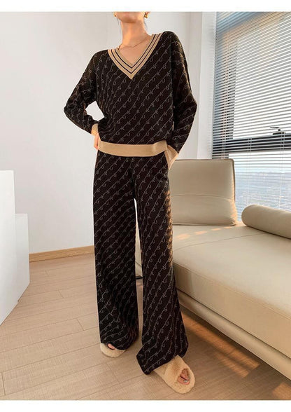 今季マストバイ おしゃれ度高め 好感度UP 着心地良い トップス+パンツセット E-10867