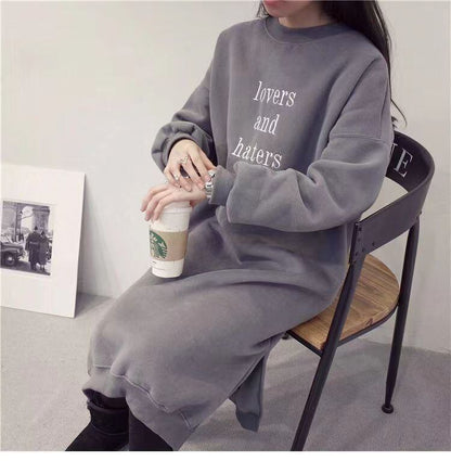 【裏起毛】絶対欲しい ファッション 新作 プラスベルベット 3色 長袖 ニット セーター E-10205