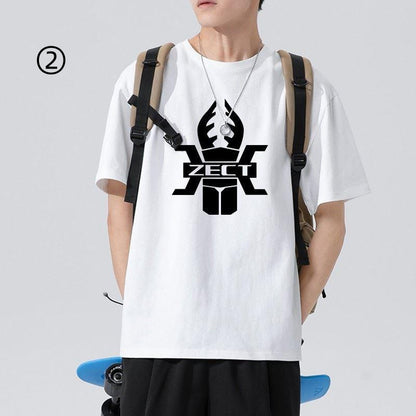 シンプル　おすすめ プリントロゴ 半袖 Tシャツ-A2656