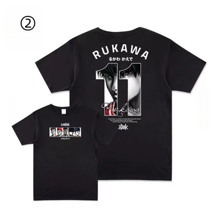 着回し力抜群　おすすめ プリントロゴ 半袖 Tシャツ-A2659
