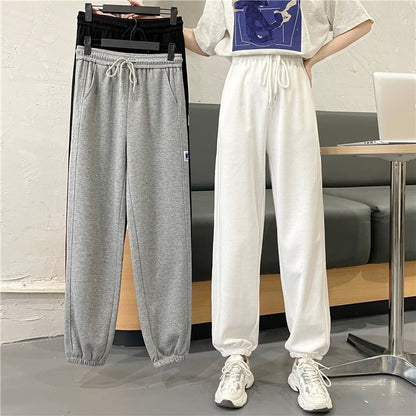 カジュアル 3色選択可 着心地抜群 ハイウエスト パンツ ボトムスE-3799