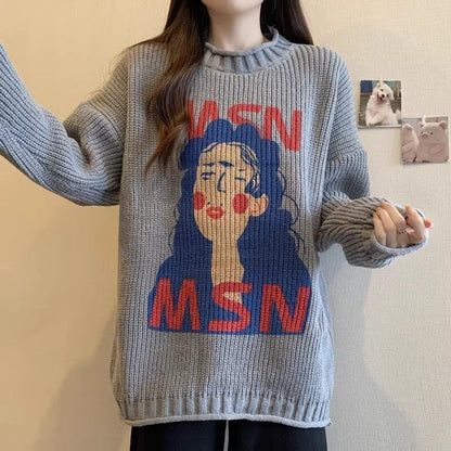 大活躍 高見えデザイン スタイルアップ効果抜群 4色選択 ニットトップスE-9827