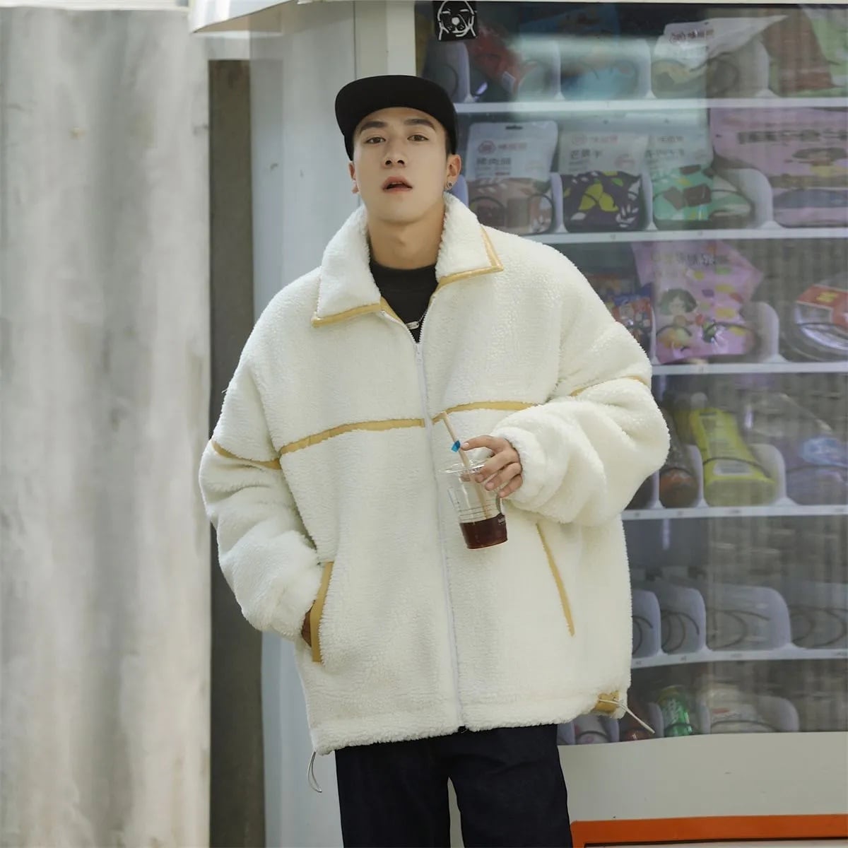 絶対欲しい 高級感 おすすめ 今季マストバイ 全2色 ボアジャケット男女兼用E-12537