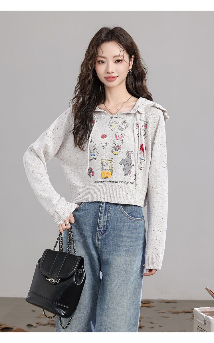 都市ファッショ オシャレデザイン 可愛い  スウェットiEf-10194