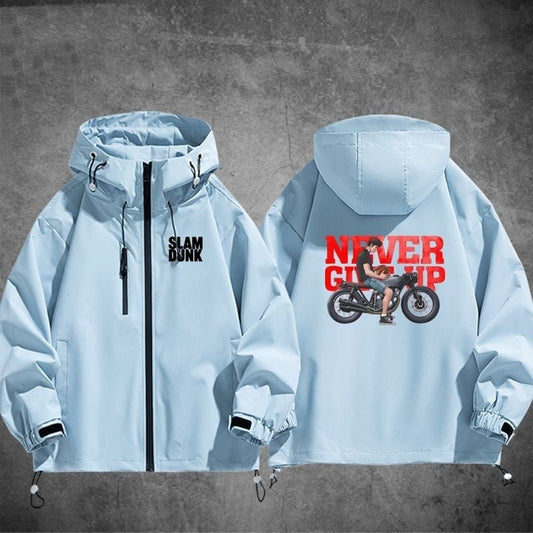 おすすめ  防寒  撥水加工 バックビッグロゴ 男女兼用 3色展開 マウンテンパーカー E-12774