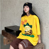 話題沸騰中 おしゃれ度高め 活躍する優秀アイテム プリント 半袖 Tシャツ E-9325