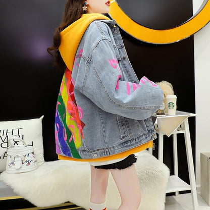 【裏起毛】絶対流行 ラムスキン ファッション デニムジャケットE-5703