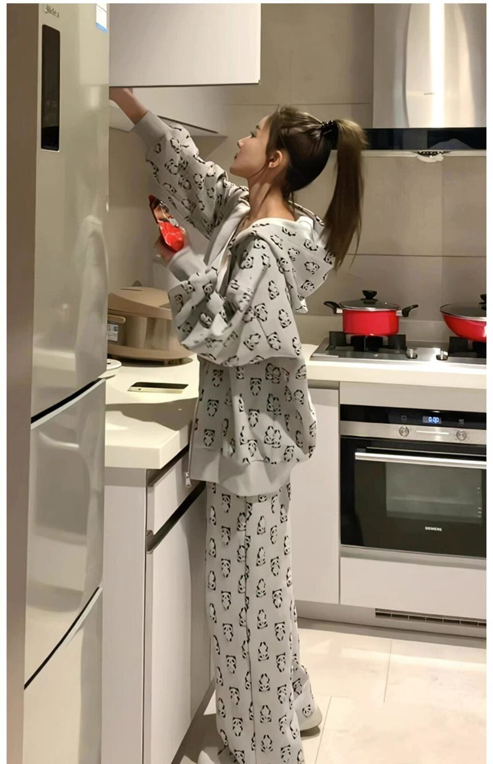 好感度UP 着心地良い おしゃれ度高め トップス+パンツセット E-10791