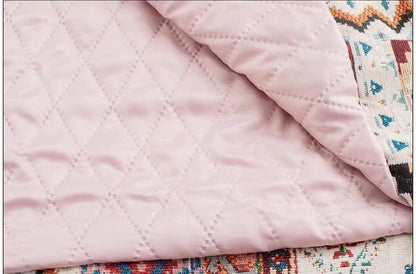 柔らかくて優しい印象 ラムフリース カジュアル コート ダウンジャケットE-10072