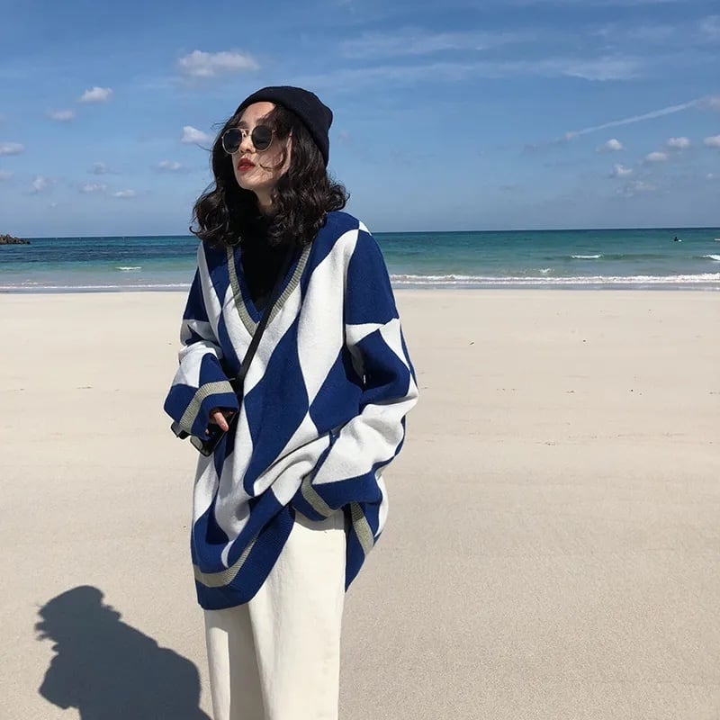 今季マストバイ 知的 美人度アップ  2色 ハーフジップニットE-12480