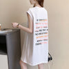 真夏も快適 着心地良い ファッション感満々 プリント全4色 ノースリーブ Tシャツ カットソーE-9161