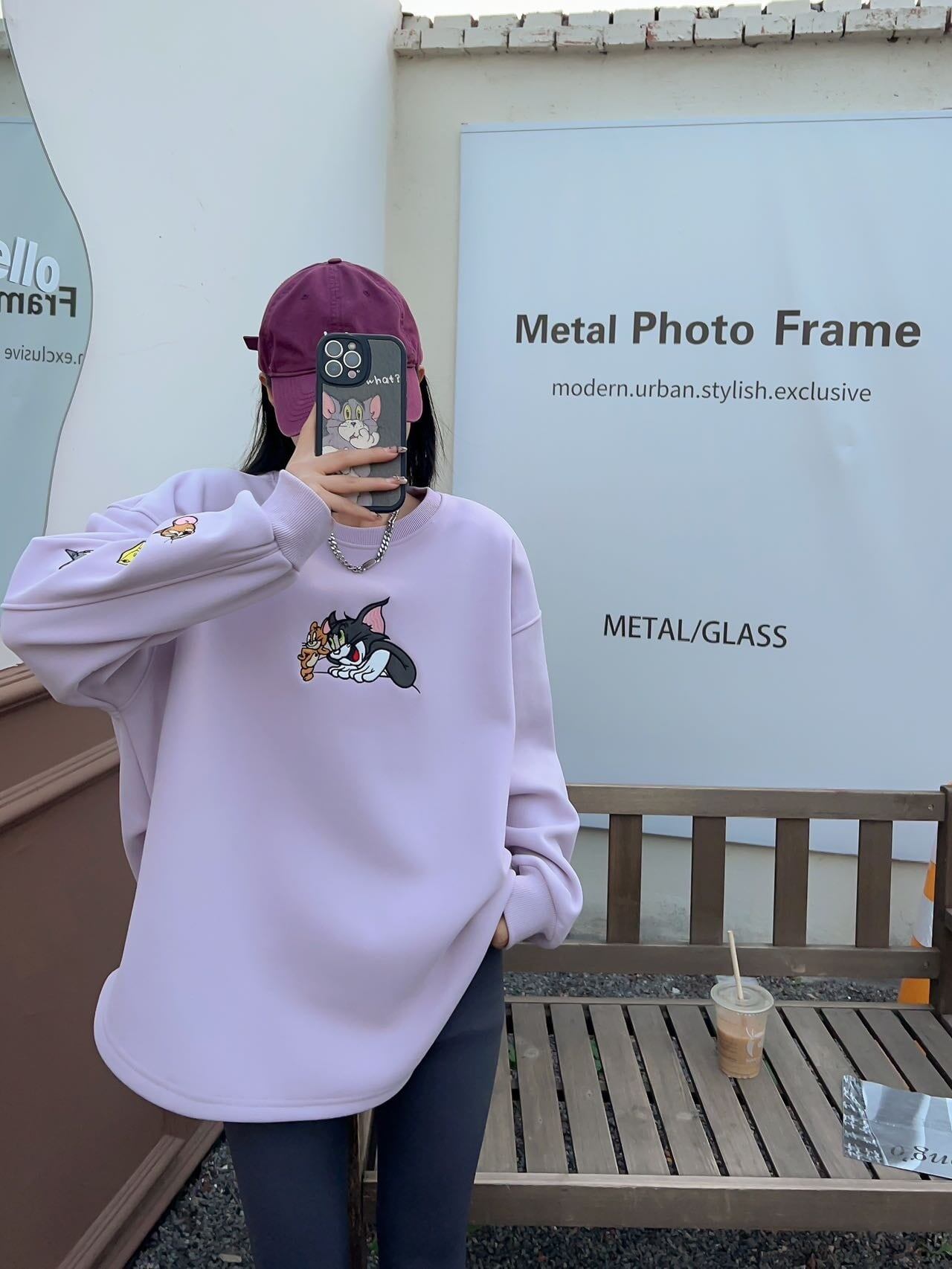 【裏起毛】早い者勝ち 上質 ファッション 刺繍 スウェットE-5815