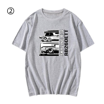超人気　ファッション プリントロゴ 半袖 Tシャツ-A2426