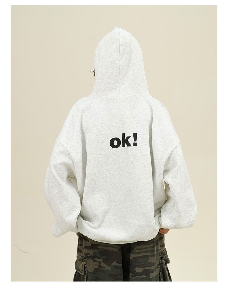 【裏起毛】都市ファッショ デザイン オシャレ ファッション感満々 カジュアル プリント2色選択 パーカーE-10612