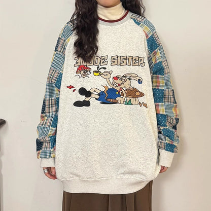 話題沸騰中 切り替え 個性的なデザイン カジュアル パーカーE-9694