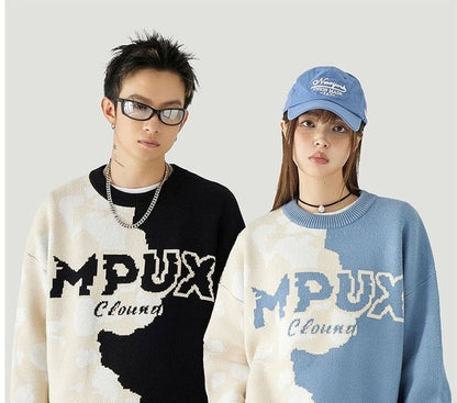 主役級 ファッション感満々 切り替え 2色選択 男女兼用 スウェットE-12540