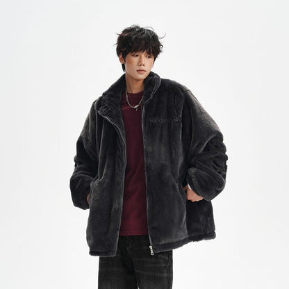 大好評 刺?ロゴ もこもこボア 3色展開 ジャケットE-12584