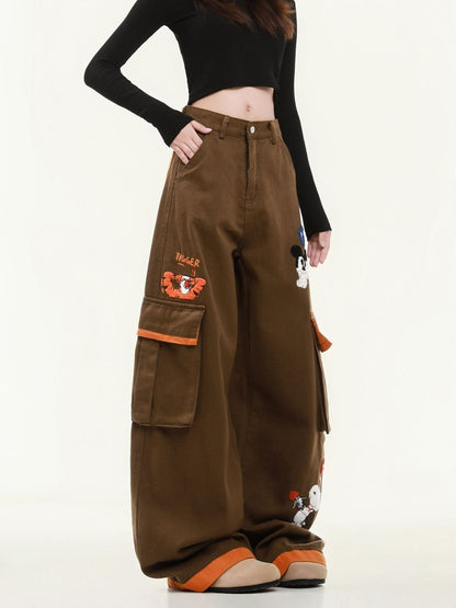 大人可愛い 売り切れ必至 プラスベルベット 2色選択 デニム ワイドパンツE-12350